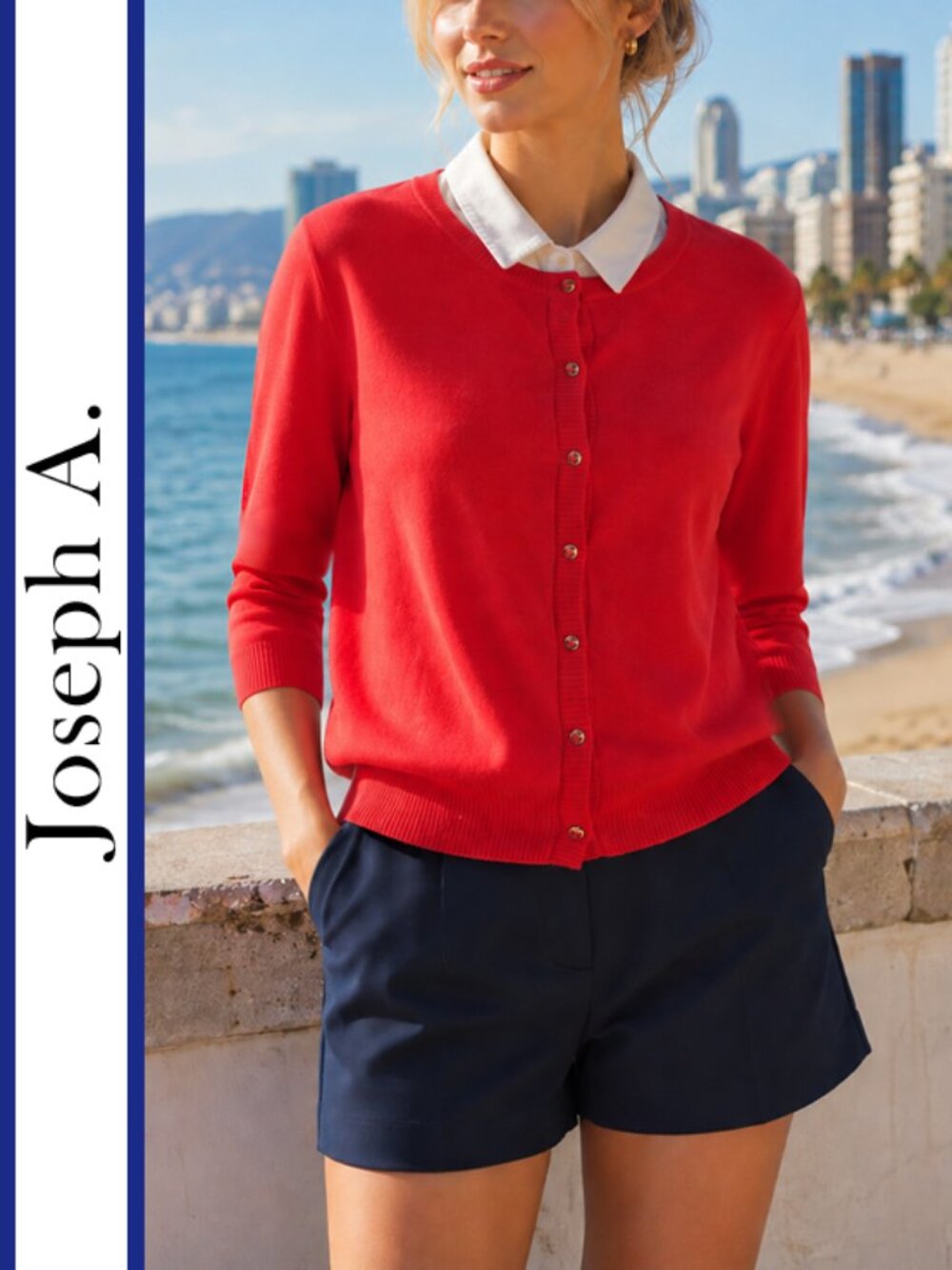 Joseph A. | Classic Fine Knit Cardigan Sweater